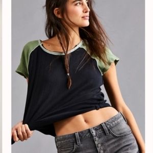 Care FP Block It Baby TeeShop all We The Free sz xs Free People